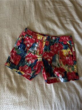 Merona Red Floral Print Women's Shorts